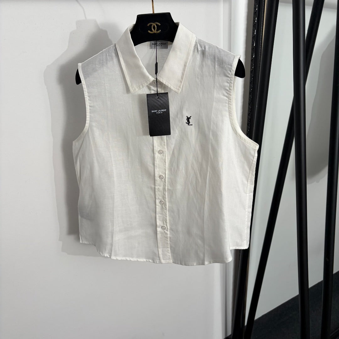 YSL 26S SLEEVELESS SHIRT 394