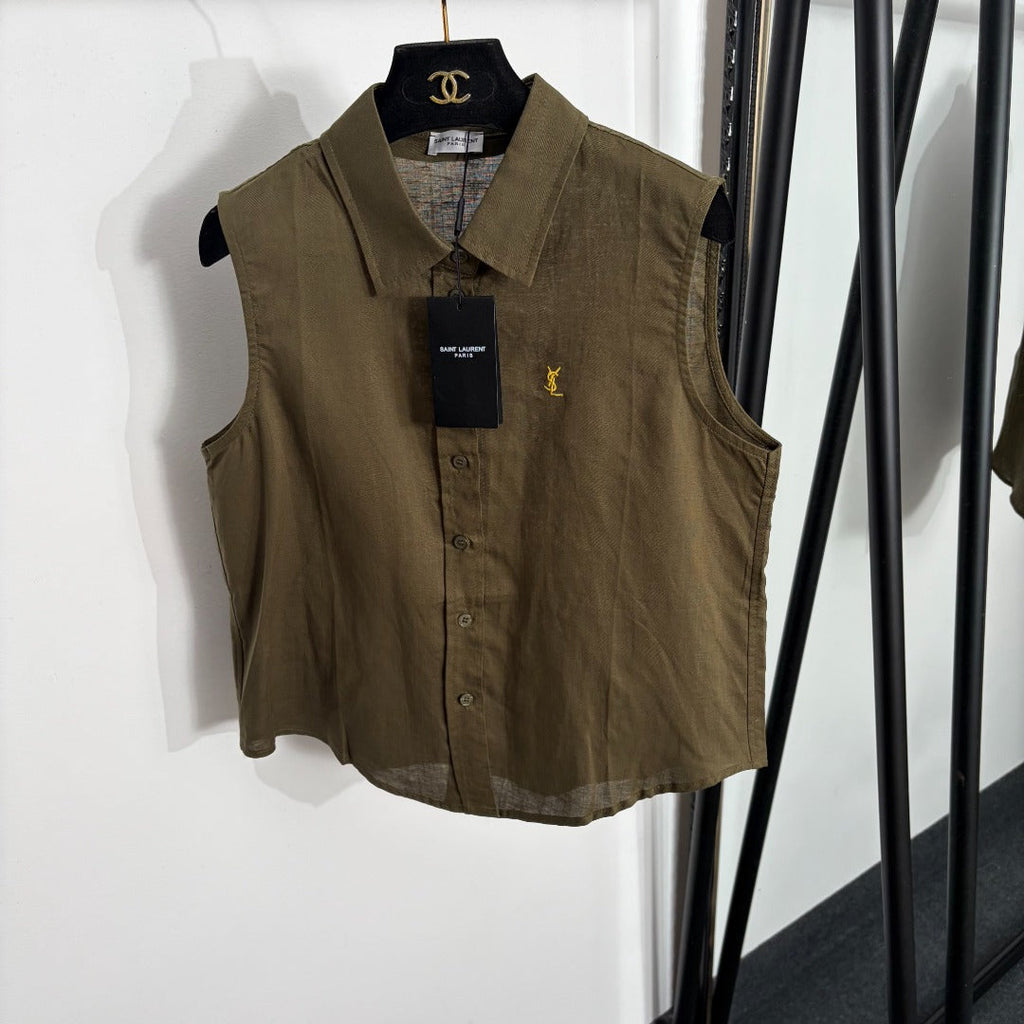 YSL 26S SLEEVELESS SHIRT 395