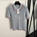 THOM 26S SHORT SLEEVE POLO KNIT TOP STYLE 261