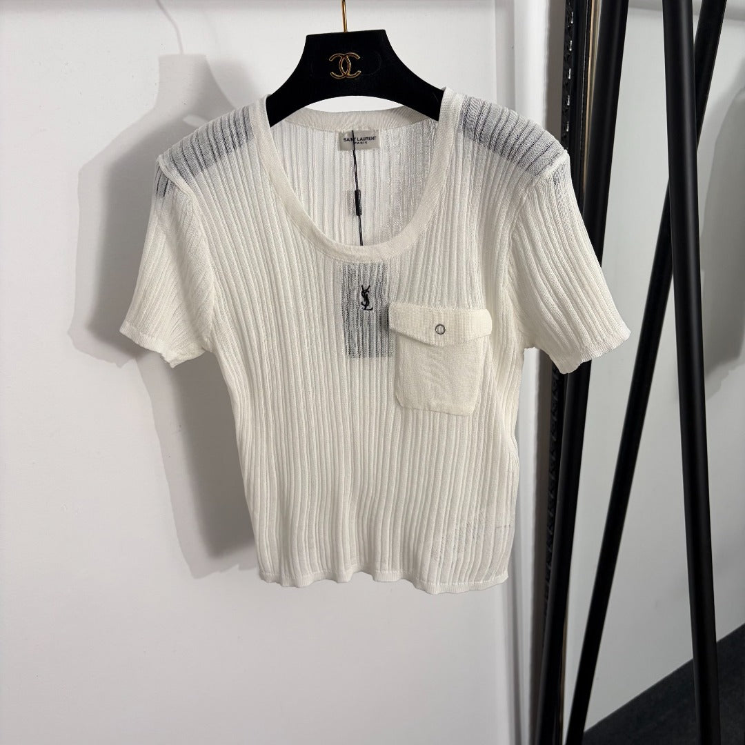 YSL 26S KNIT T-SHIRT 392