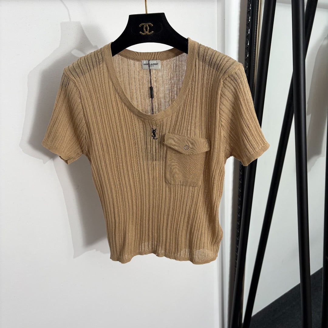 YSL 26S KNIT T-SHIRT 393