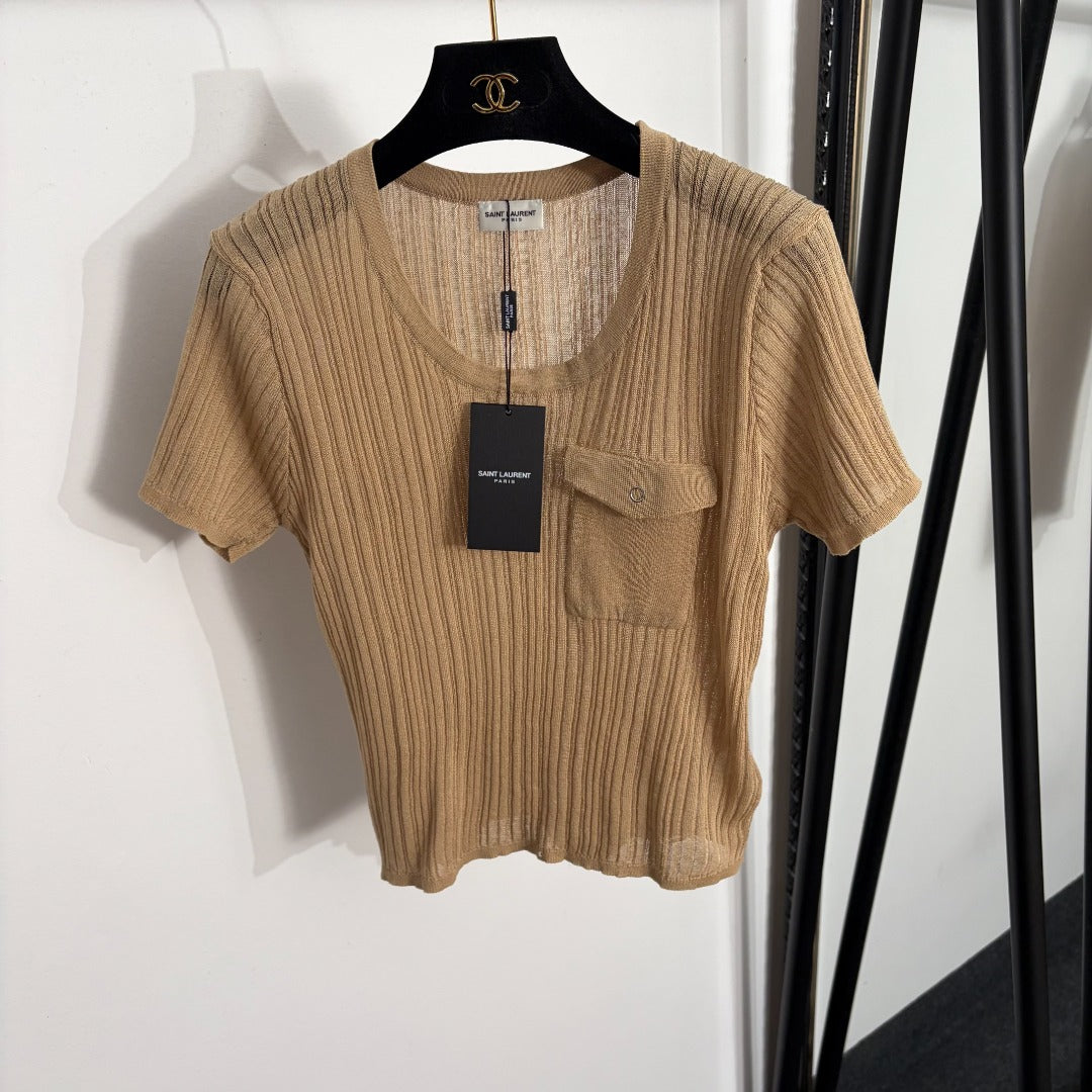 YSL 26S KNIT T-SHIRT 393