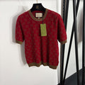 GUCCI 26S SHORT-SLEEVE KNIT T-SHIRT 477