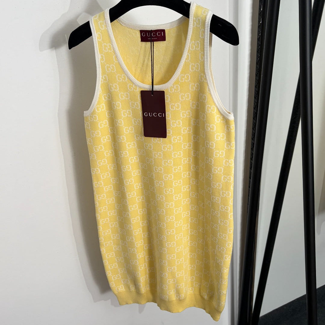 GUCCI 26S SLEEVELESS KNIT DRESS 438