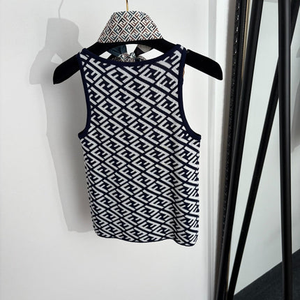 FENDI 26S SLEEVELESS KNIT TOP 333