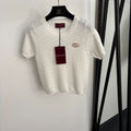 GUCCI 26S SHORT-SLEEVE KNIT TOP 403