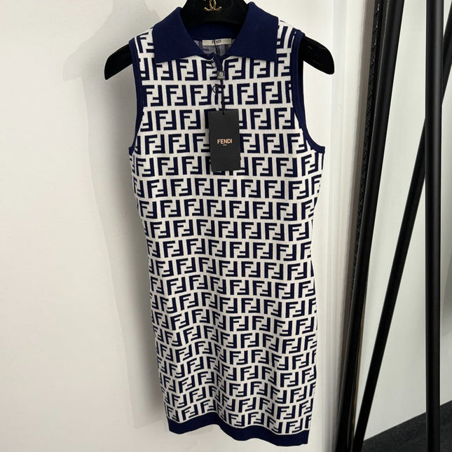 FENDI 26S SLEEVELESS KNIT DRESS 315