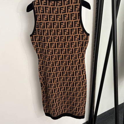FENDI 26S SLEEVELESS KNIT DRESS 316