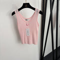 CHANEL 26S SLEEVELESS KNIT TOP 1450