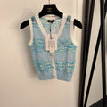 CHANEL 26S V-NECK KNIT VEST 1448