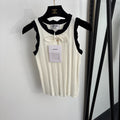CHANEL 26S BOW-NECK KNITTED VEST 1375