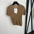 DIOR 26S SHORT-SLEEVE KNIT CARDIGAN 1396