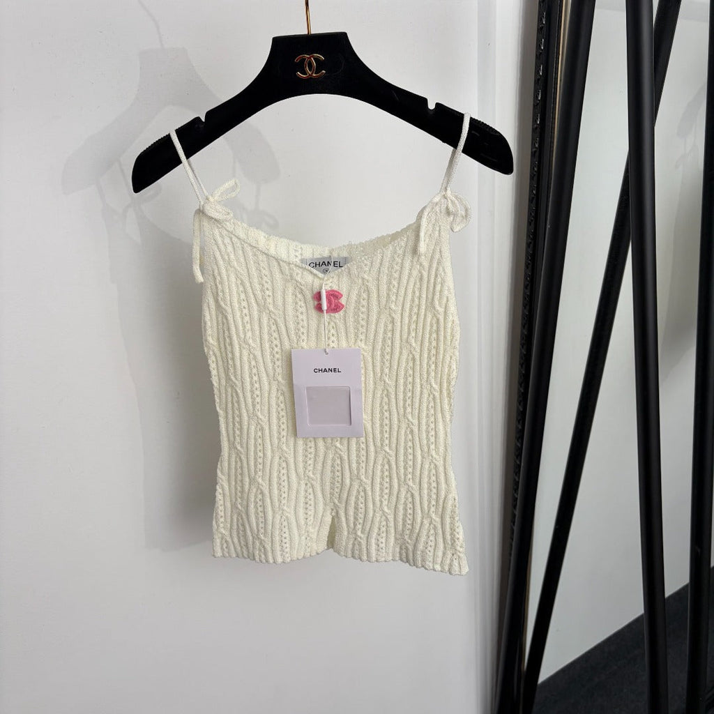 CHANEL 26S KNIT CAMISOLE TOP 1358