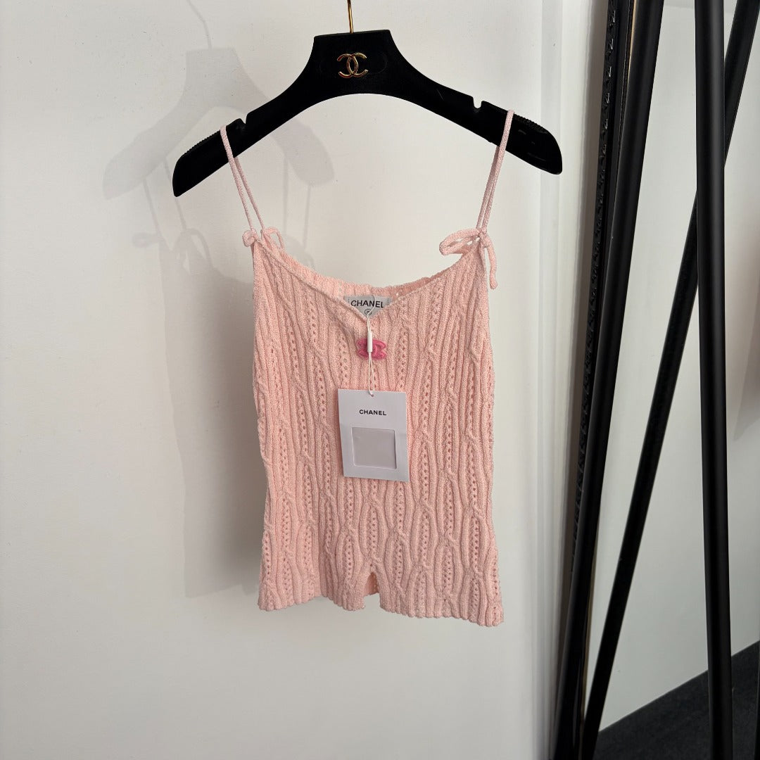 CHANEL 26S KNIT CAMISOLE TOP 1357