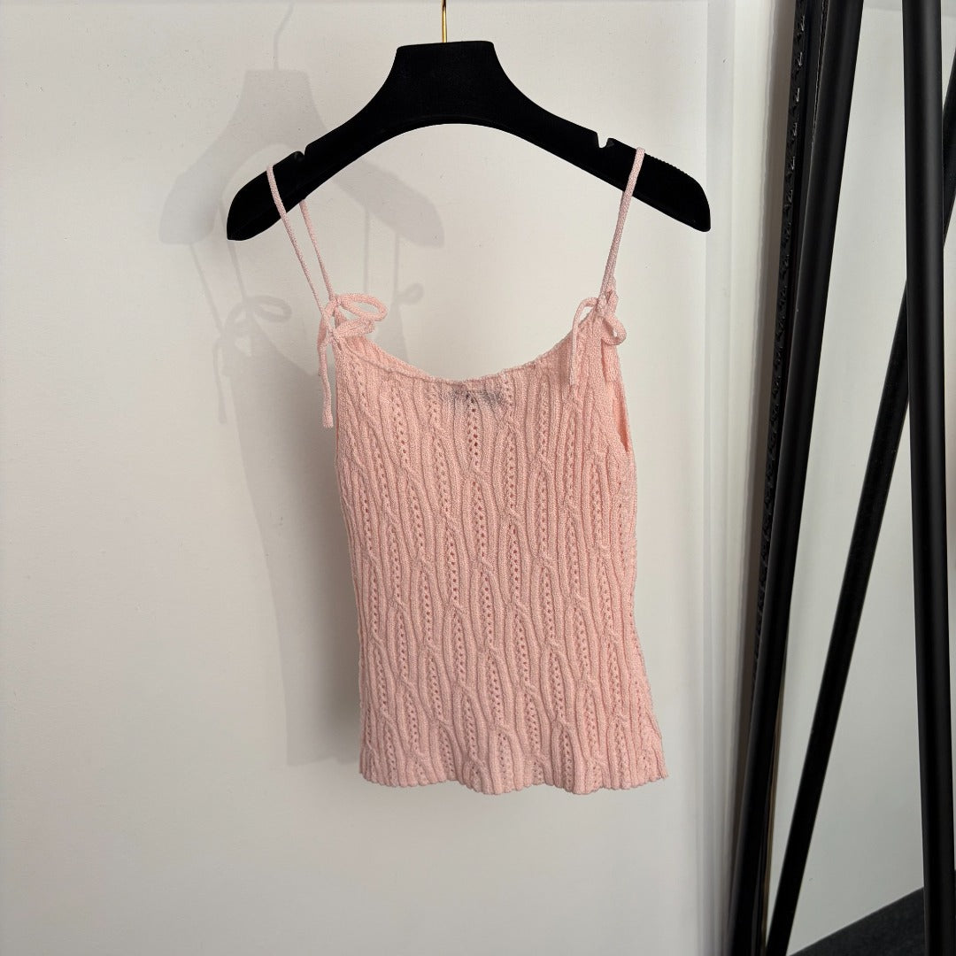 CHANEL 26S KNIT CAMISOLE TOP 1357