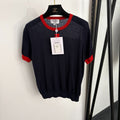 CHANEL 26S SHORT-SLEEVE KNIT TOP 1354