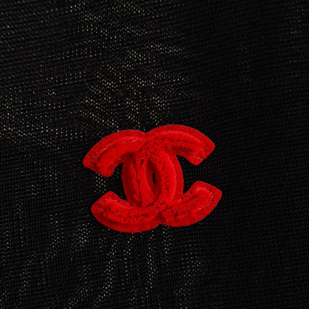 CHANEL 26S SHORT-SLEEVE KNIT TOP 1354