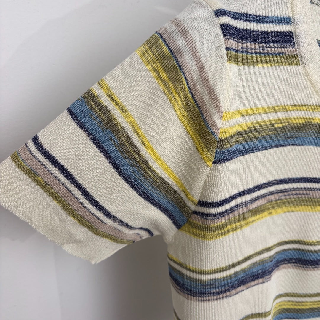 CHANEL 26S SHORT-SLEEVE KNIT TOP 1353