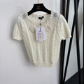 CHANEL 26S SHORT-SLEEVE KNIT TOP 1352