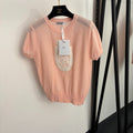 DIOR 26S SHORT-SLEEVE KNIT TOP 1394