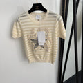 DIOR 26S SHORT-SLEEVE KNIT TOP 1352