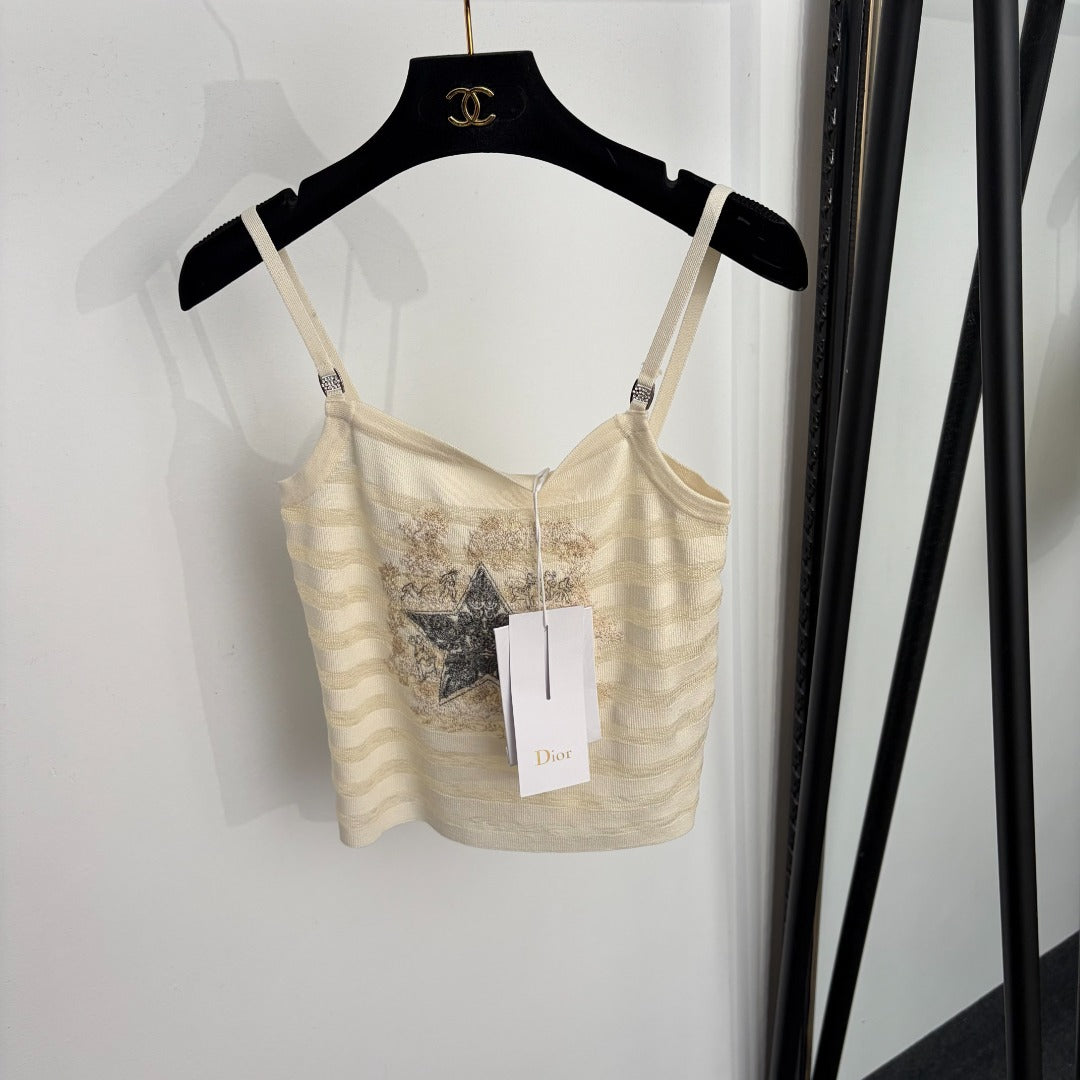 DIOR 26S KNIT CAMI TOP 1350