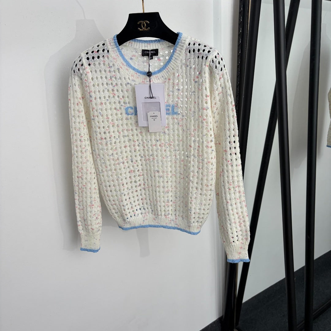 CHANEL 26S LONG-SLEEVE KNIT SWEATER 1491