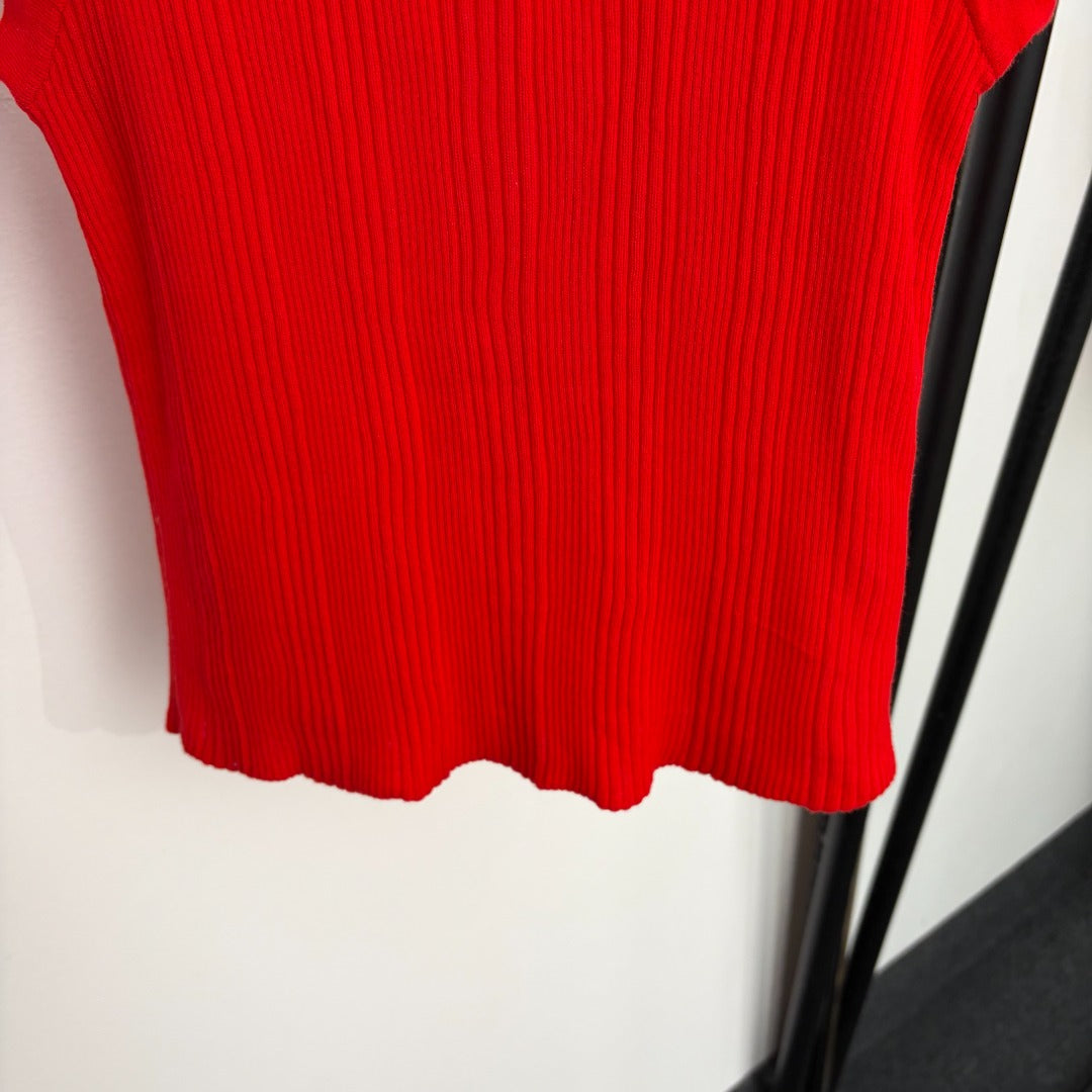 CHANEL 26S SLEEVELESS KNIT TOP 1487