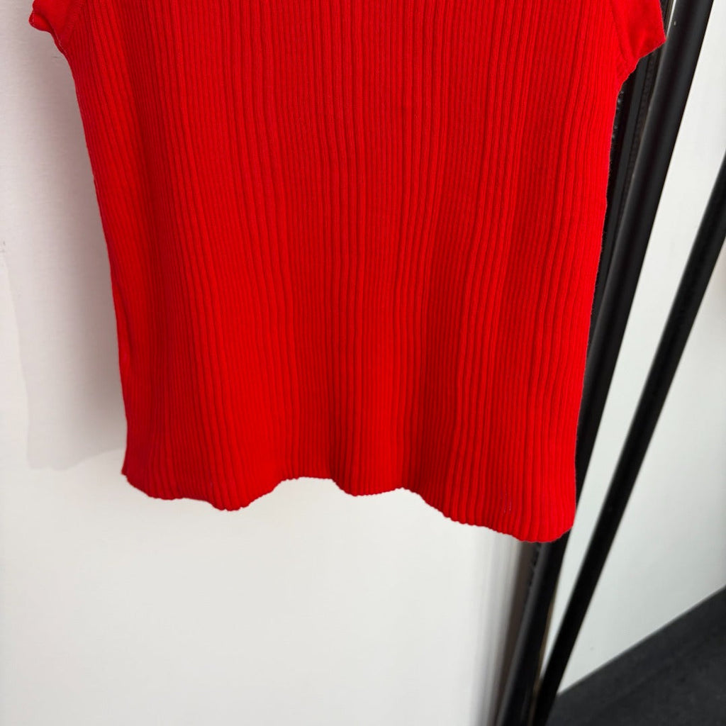 CHANEL 26S SLEEVELESS KNIT TOP 1487