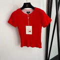 CHANEL 26S SHORT-SLEEVE KNIT TOP 1486