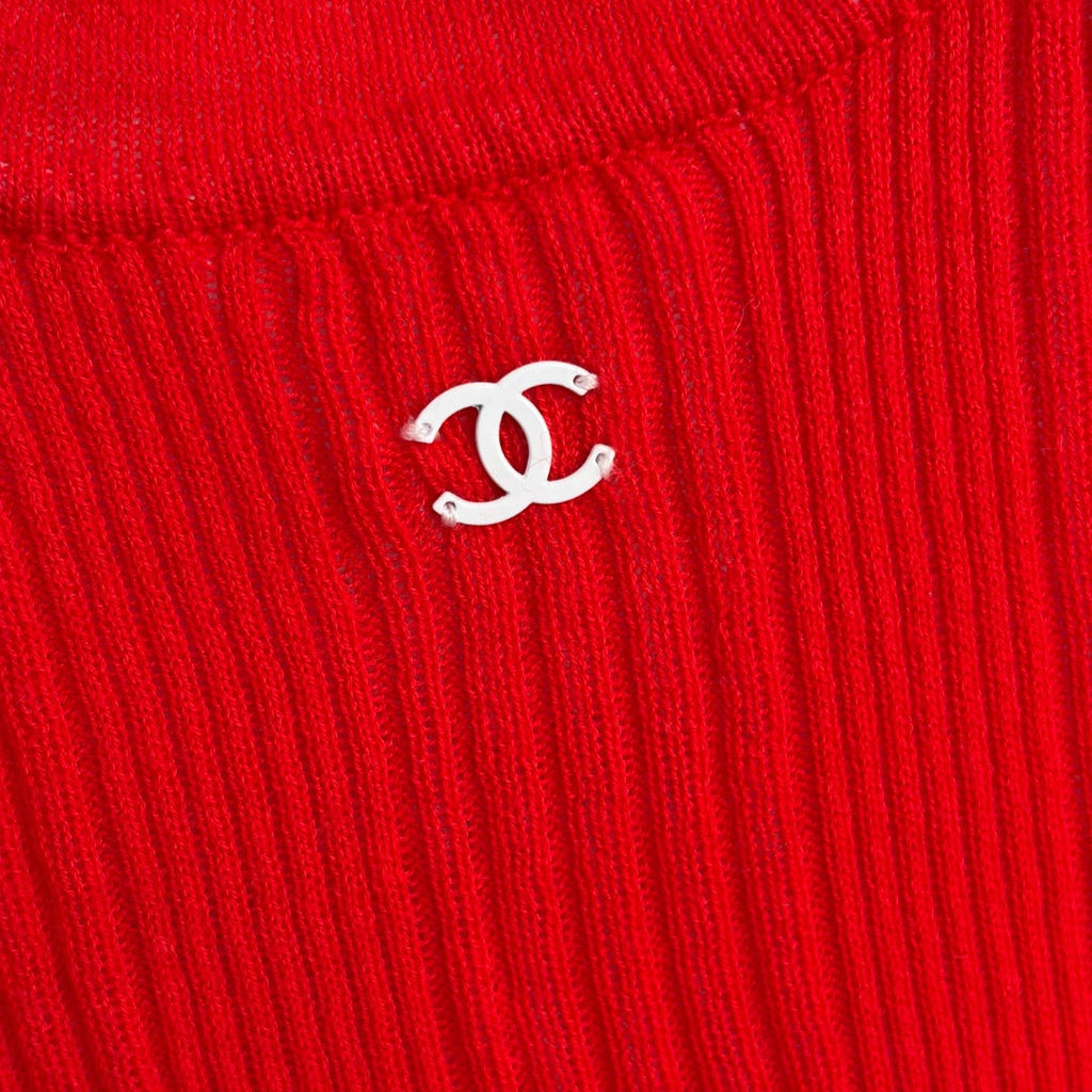 CHANEL 26S SHORT-SLEEVE KNIT TOP 1486