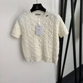 DIOR 26S SHORT-SLEEVE KNIT SWEATER 1372