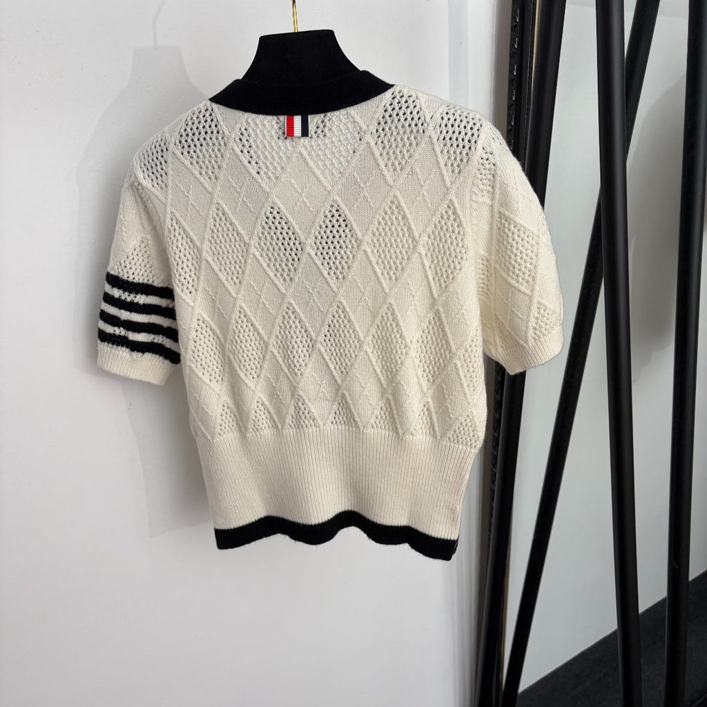 THOM 26S SHORT SLEEVE CARDIGAN STYLE 216