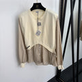 LOEWE 26S LAYERED KNIT VEST STRIPED SHIRT 559