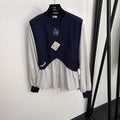 LOEWE 26S LAYERED KNIT VEST STRIPED SHIRT 558