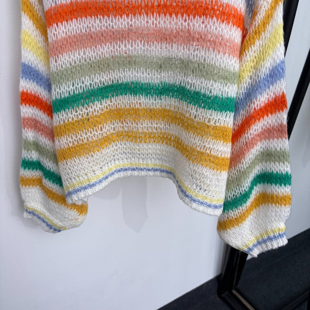LOEWE 26S OPEN KNIT LONG SLEEVE SWEATER 539
