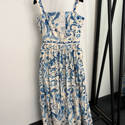 ZIMMERMANN 26S SQUARE-NECK DRESS 262