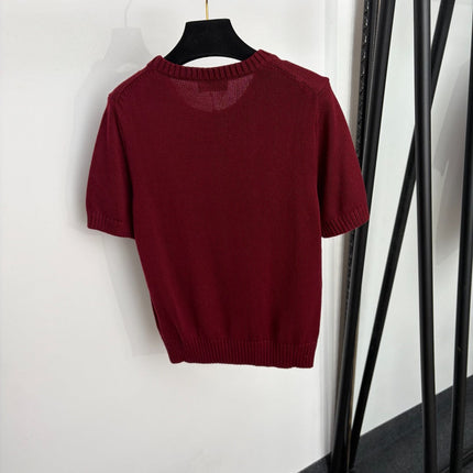 RALPH LAUREN 26S SHORT-SLEEVE CREW-NECK SWEATER 670