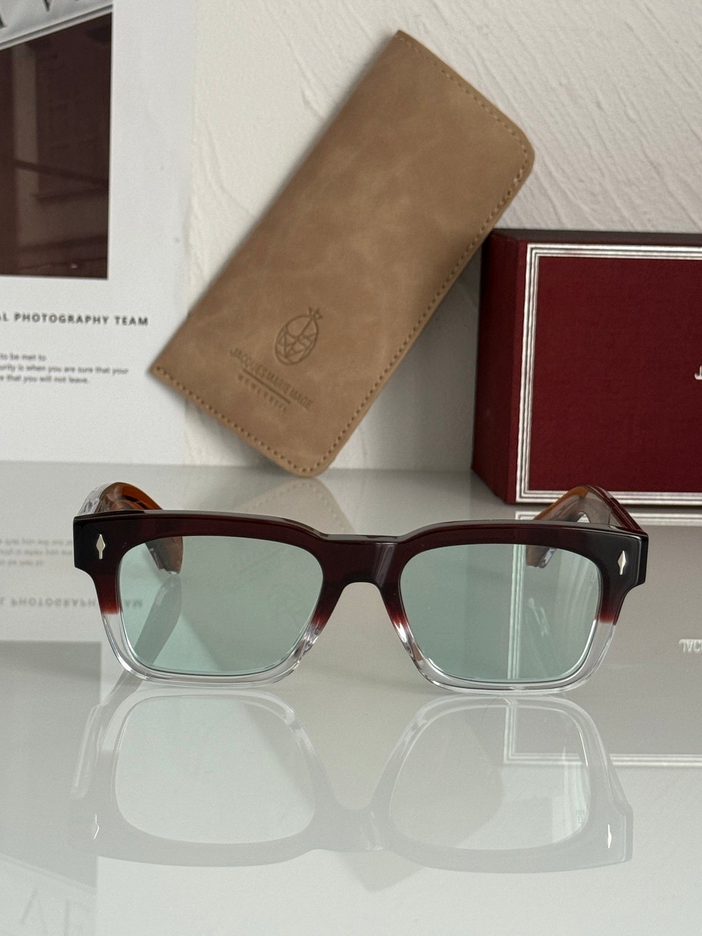SQUARE SUNGLASS IN ACETATE 182574