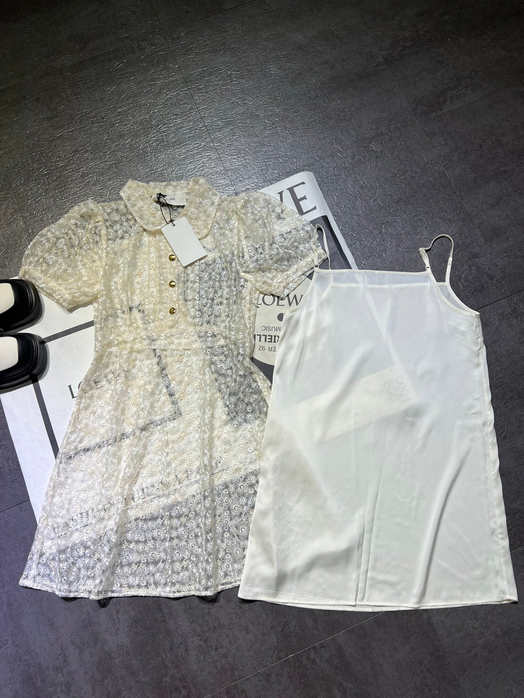 CELINE 26S SHORT SLEEVE DRESS 360