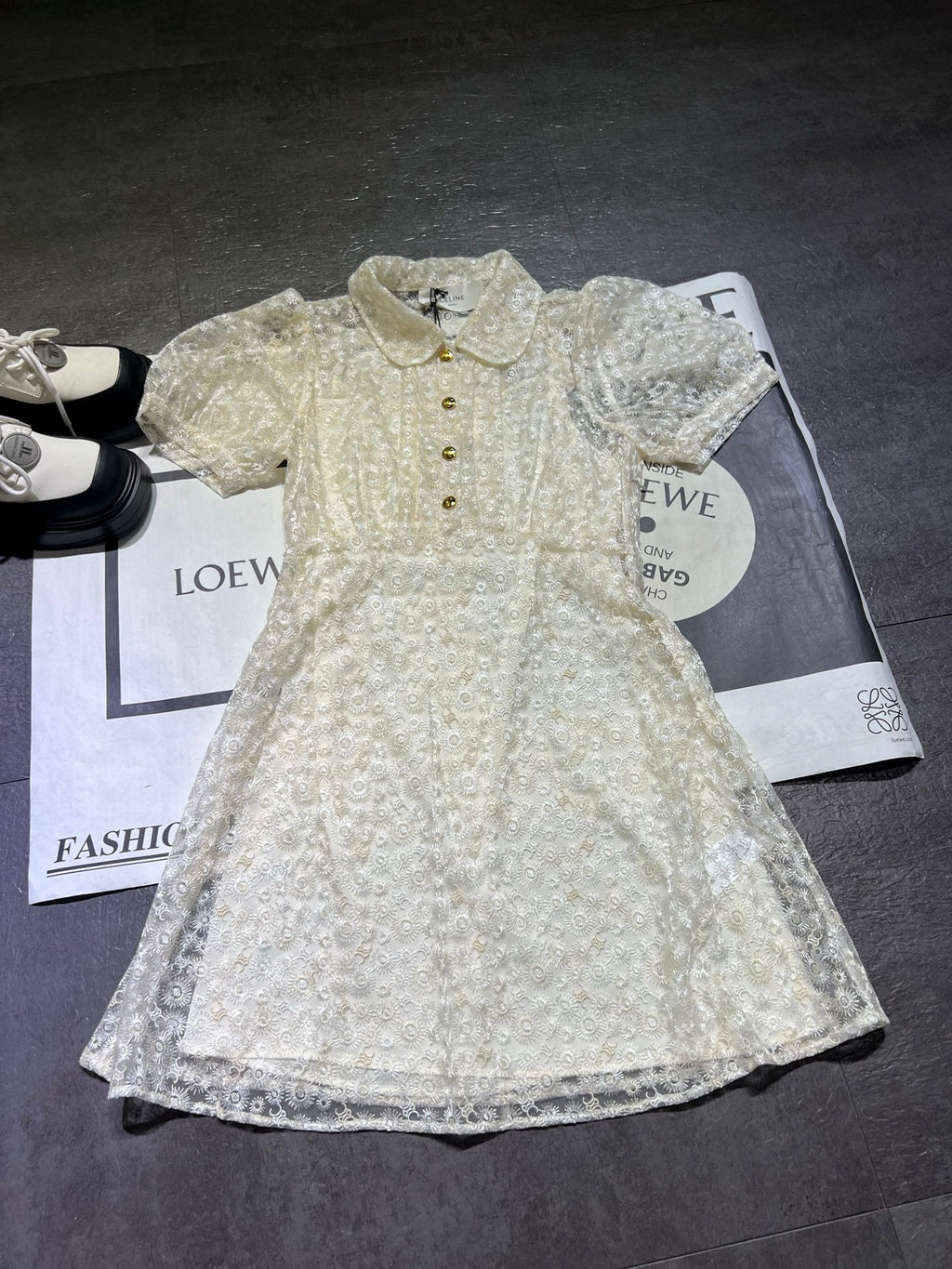 CELINE 26S SHORT SLEEVE DRESS 360