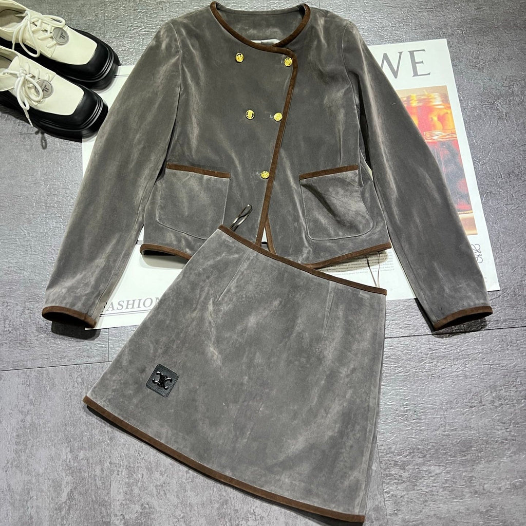 CELINE 26S JACKET AND SKIRT SET 156