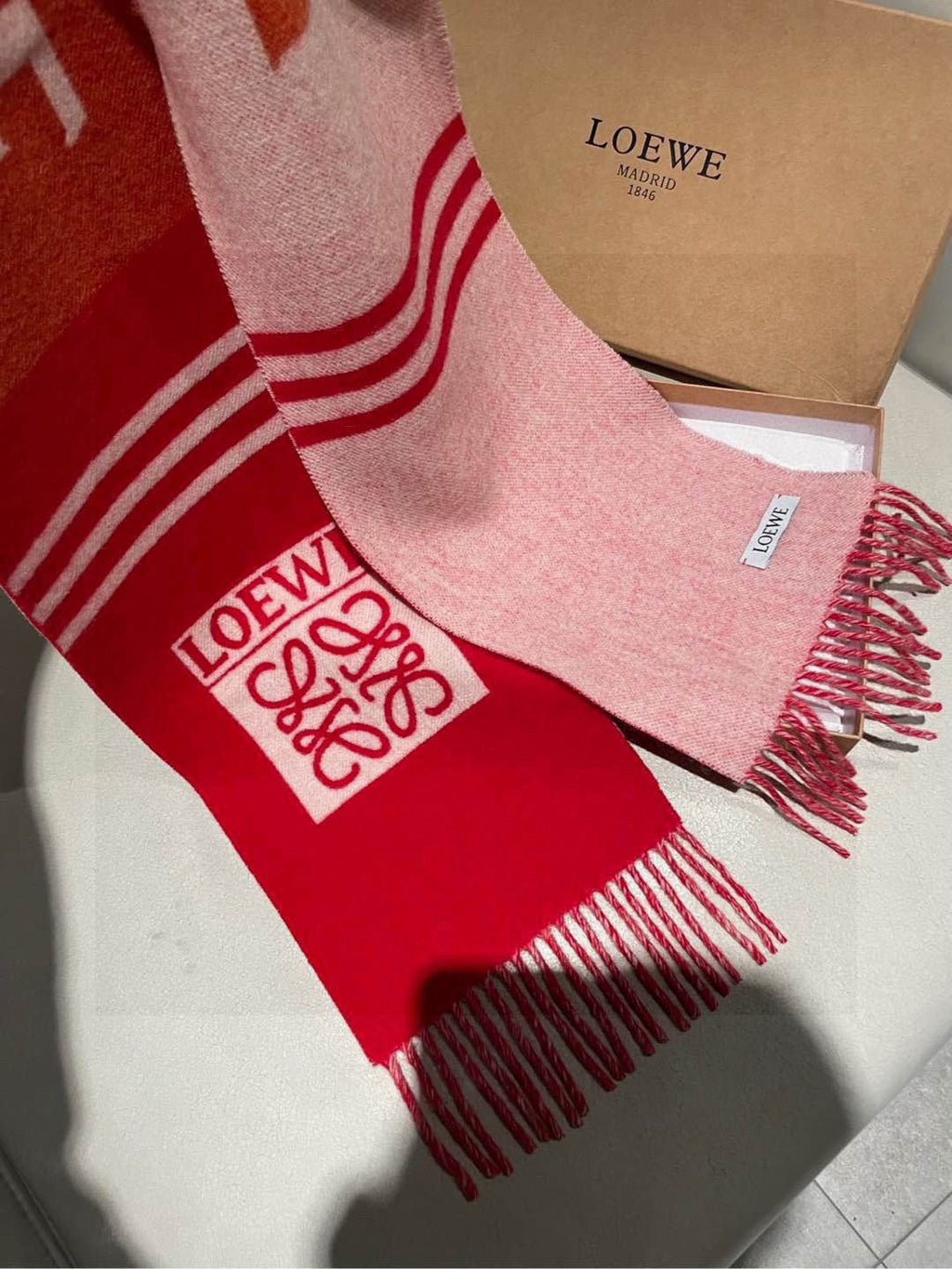 LOEWE 26S SCARF 190 IN CASHMERE 113522