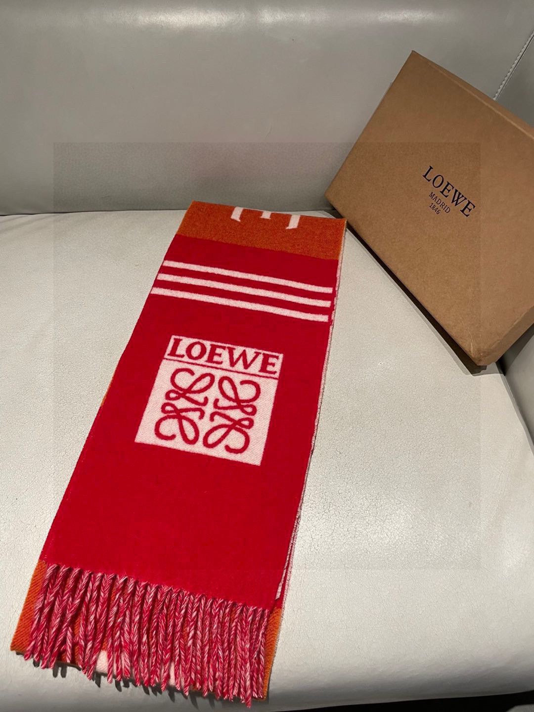 LOEWE 26S SCARF 190 IN CASHMERE 113522