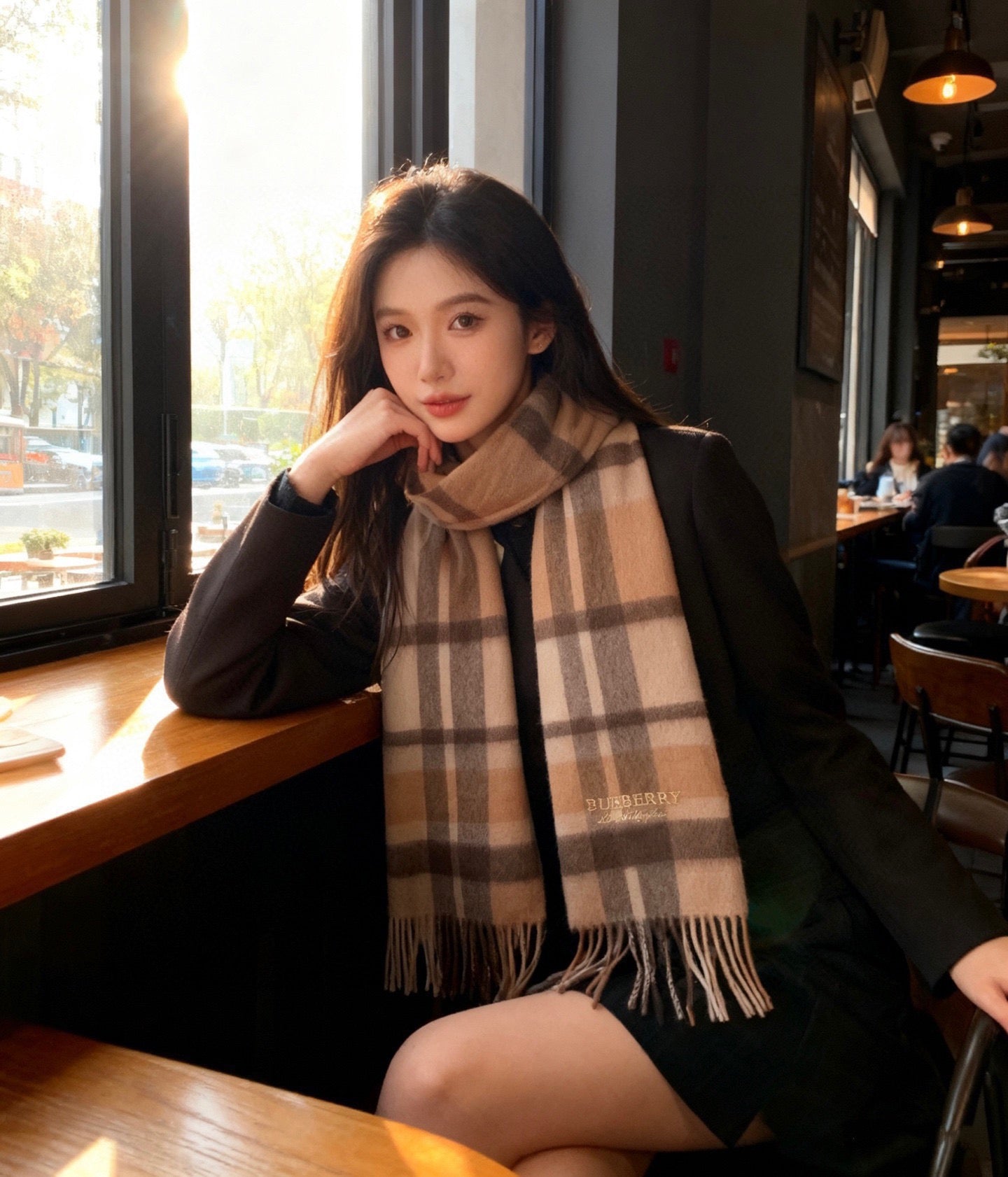 BURBERRY 26S SCARF 180CM IN CASHMERE 159011