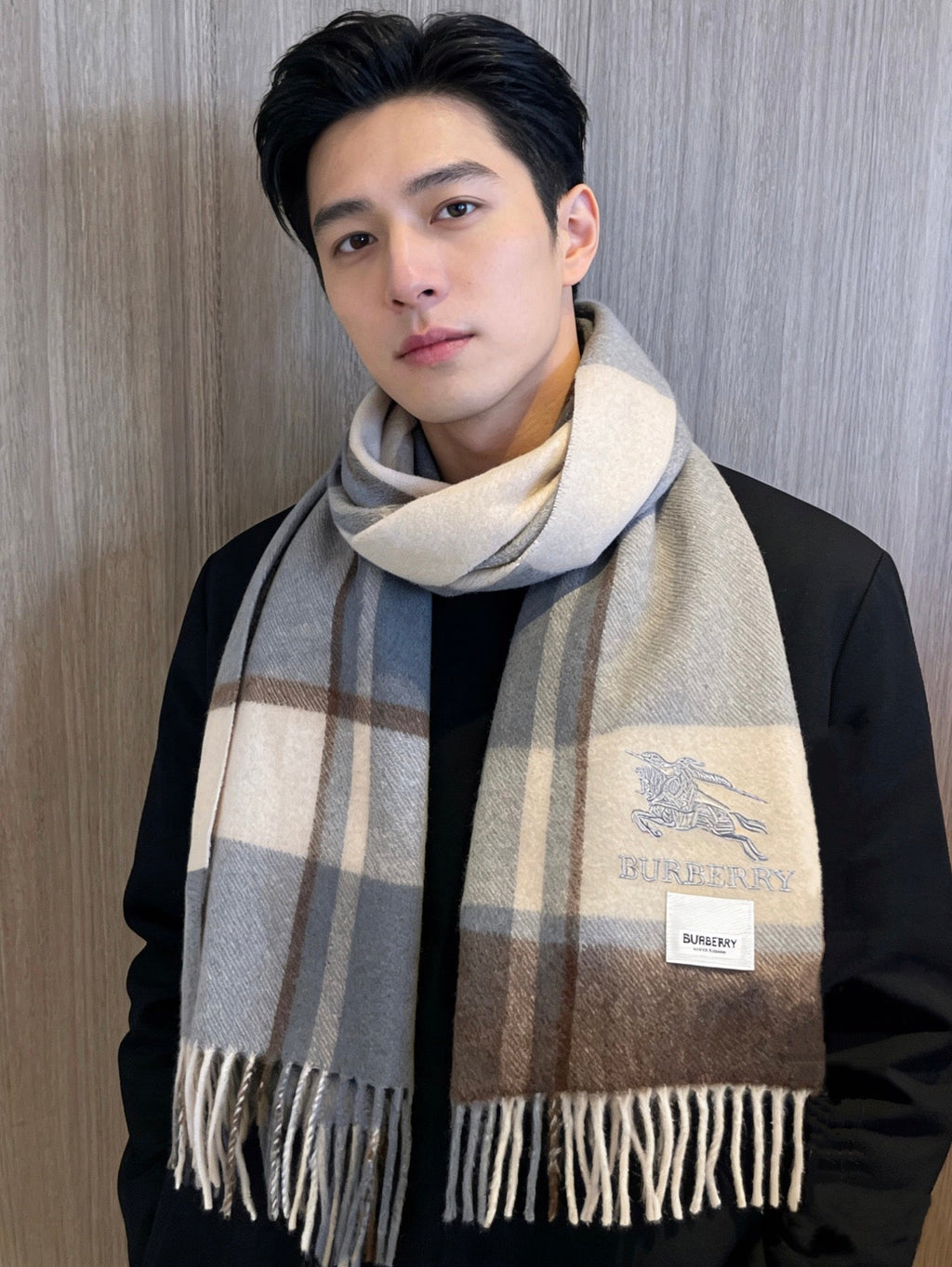 BURBERRY 26S SCARF 180CM IN CASHMERE 160447