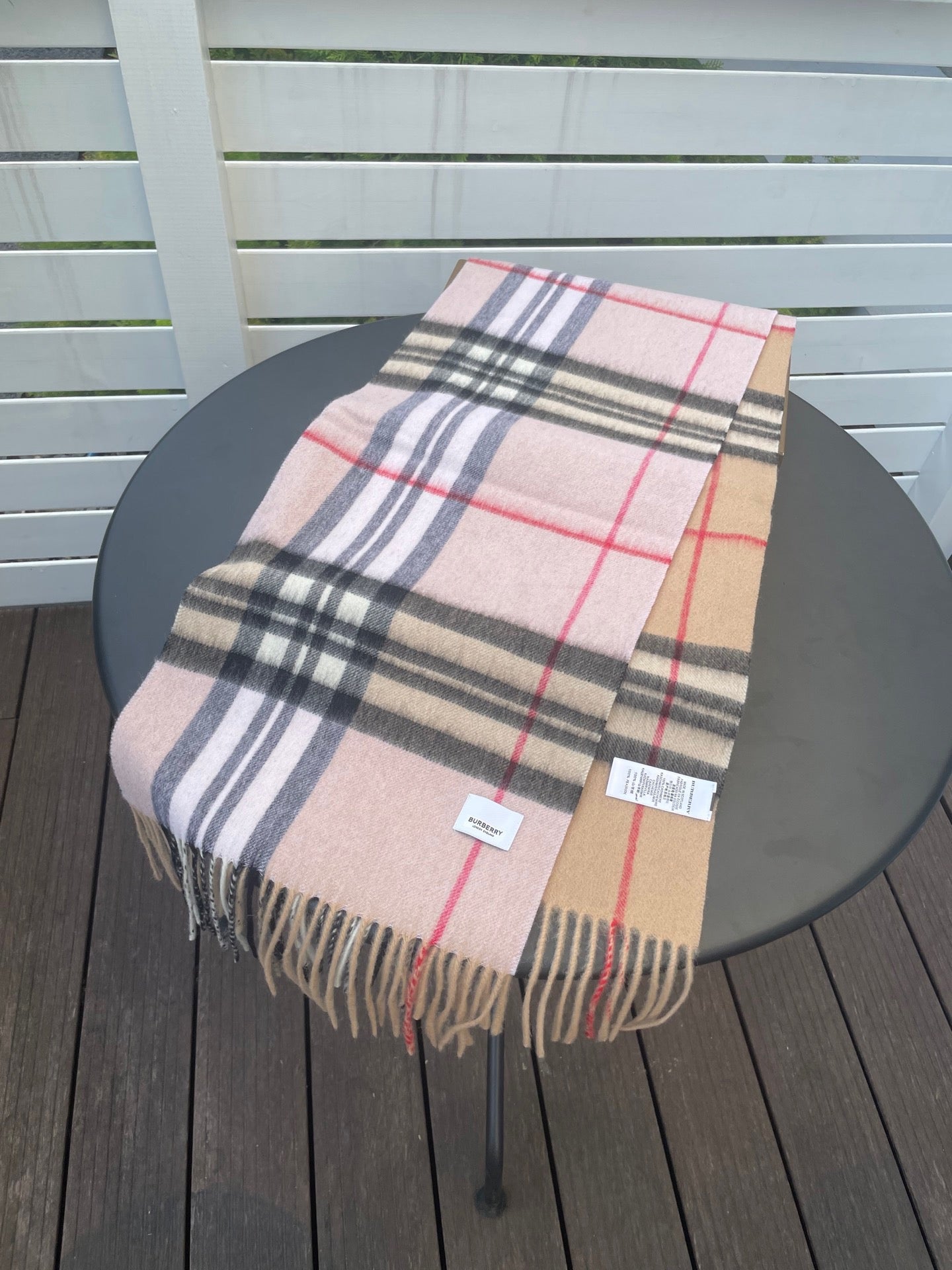 BURBERRY 26S SCARF 168CM IN CASHMERE 163807
