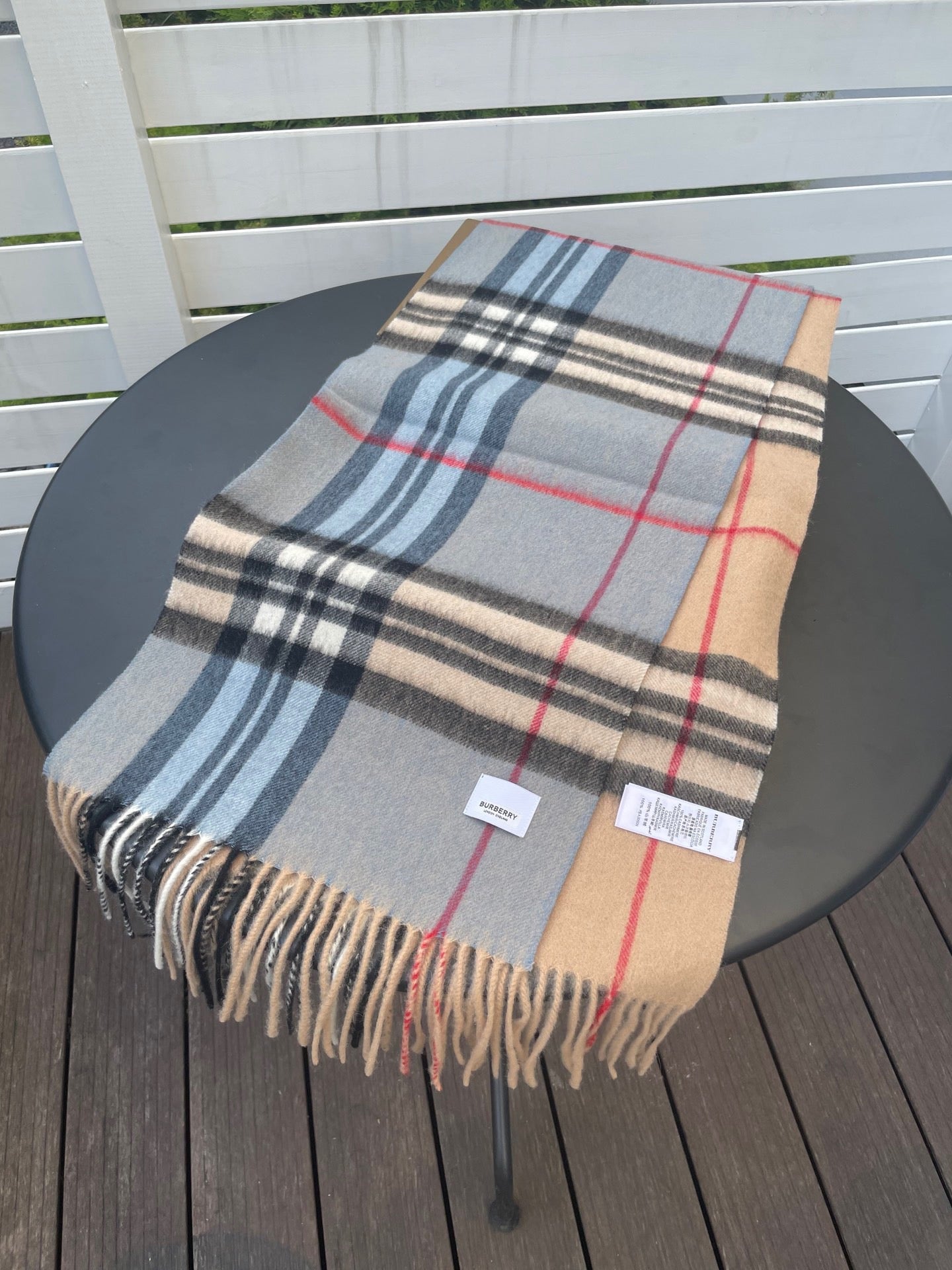 BURBERRY 26S SCARF 168CM IN CASHMERE 163808