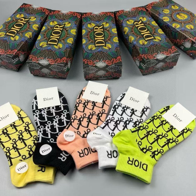 DIOR 26S ANKLE SOCKS 216211 (1 BOX)