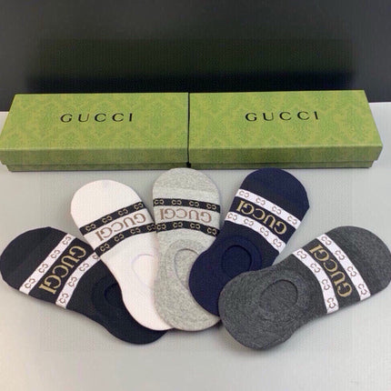 GUCCI 26S NO-SHOW SOCKS 314771 (1 BOX)